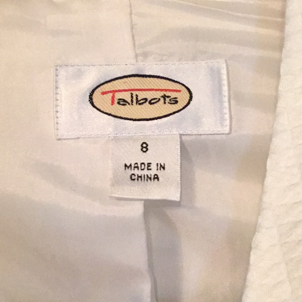 Talbots Winter White Double-Breasted Jacket - image 4